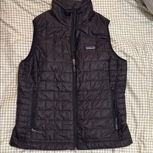 Black Quilted Vest